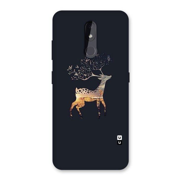 Black Deer Back Case for Nokia 3.2