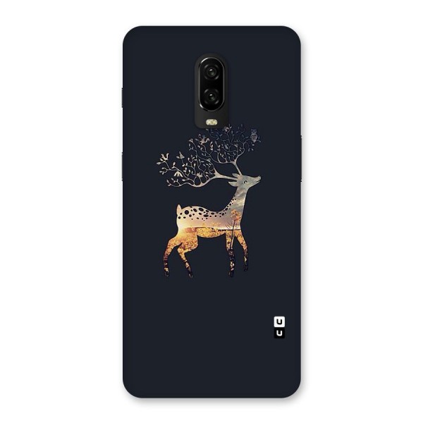 Black Deer Back Case for OnePlus 6T