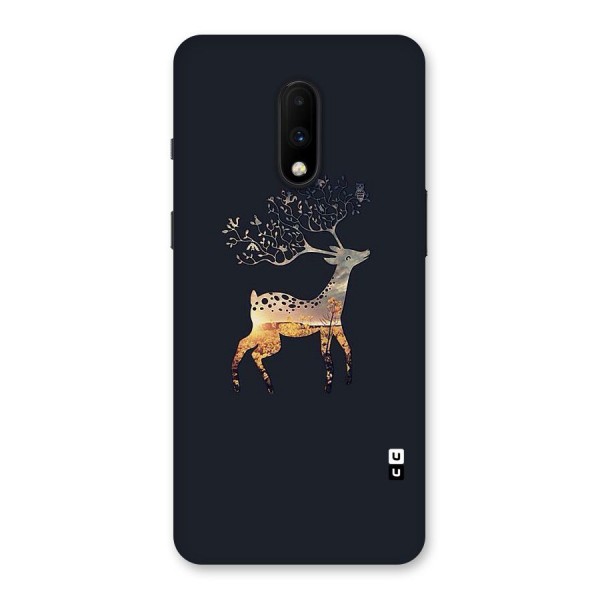 Black Deer Back Case for OnePlus 7