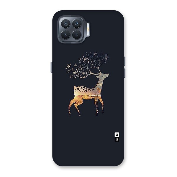 Black Deer Back Case for Oppo F17 Pro