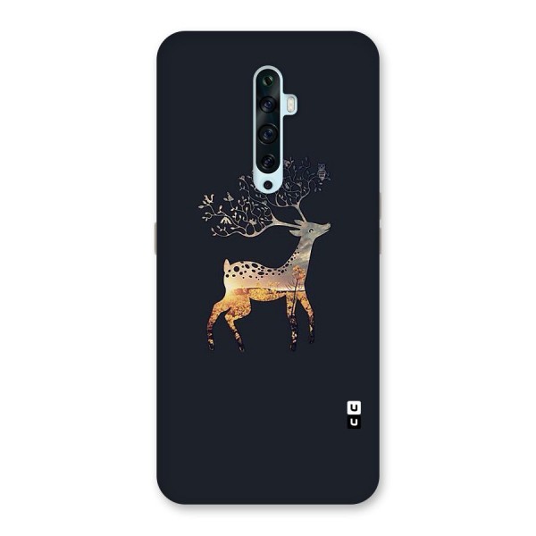 Black Deer Back Case for Oppo Reno2 Z