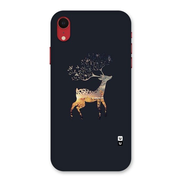 Black Deer Back Case for iPhone XR