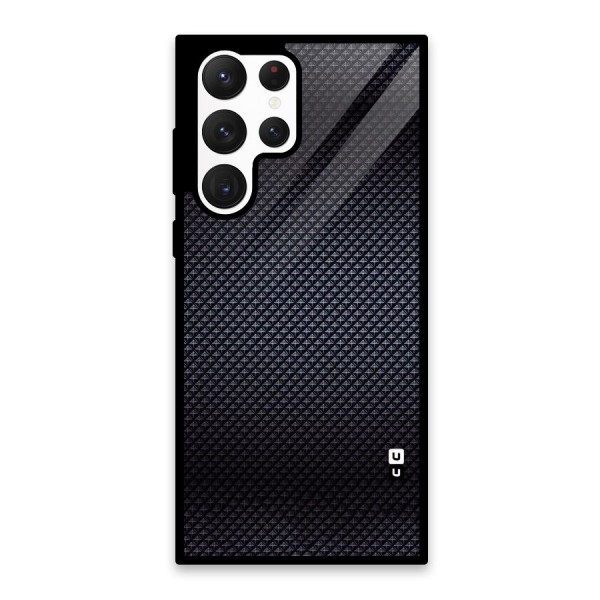 Black Diamond Glass Back Case for Galaxy S22 Ultra 5G