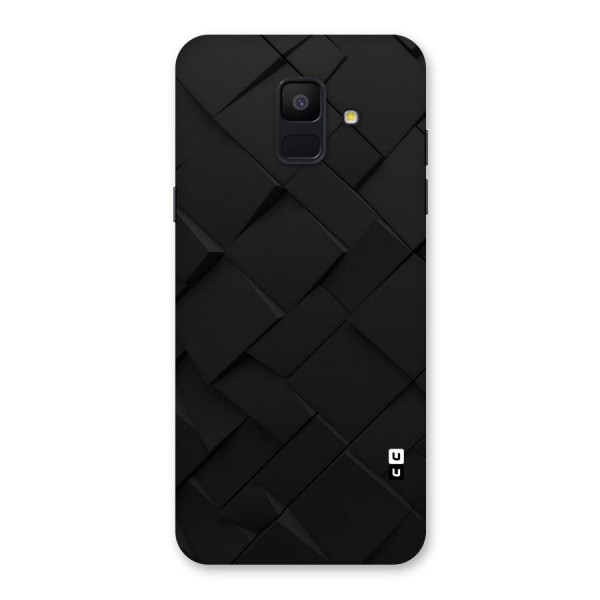 Black Elegant Design Back Case for Galaxy A6 (2018)