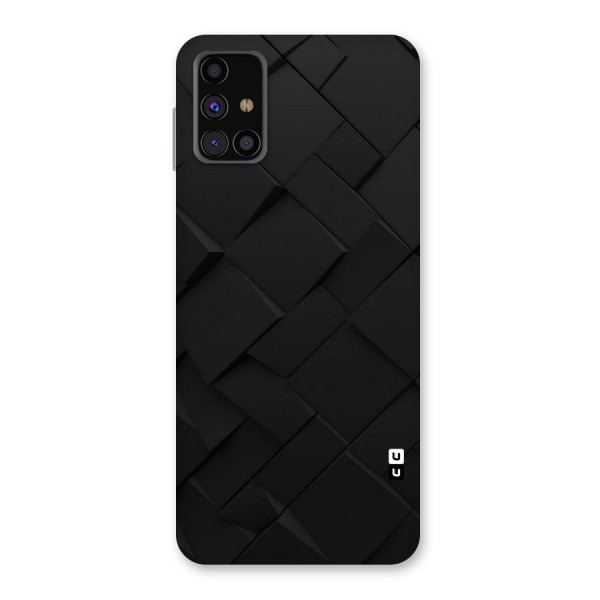 Black Elegant Design Back Case for Galaxy M31s