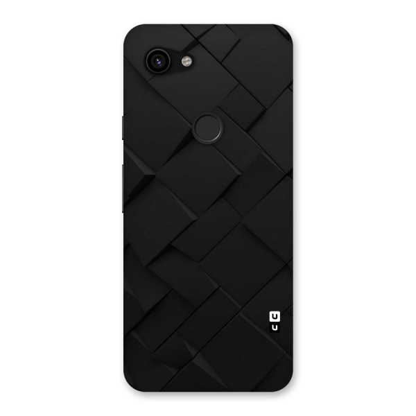 Black Elegant Design Back Case for Google Pixel 3a