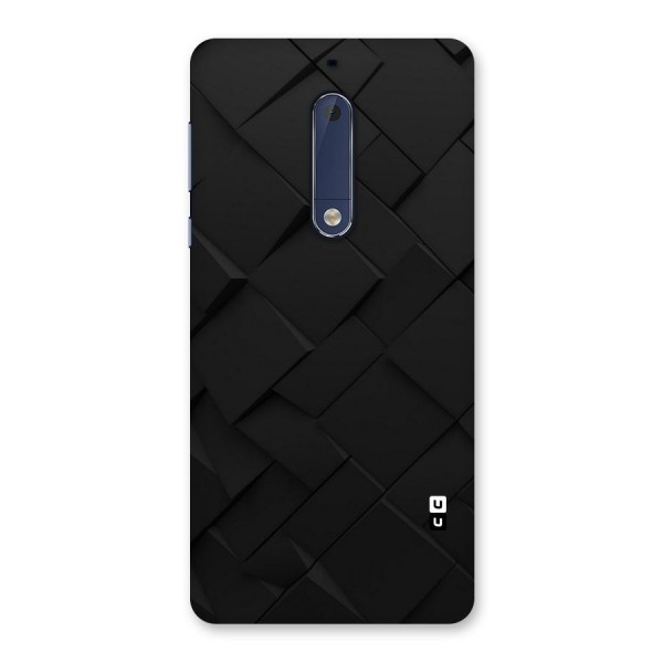 Black Elegant Design Back Case for Nokia 5