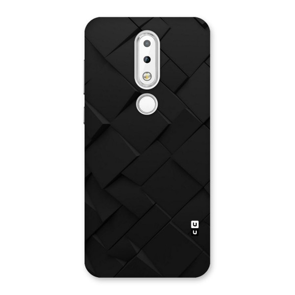Black Elegant Design Back Case for Nokia 6.1 Plus