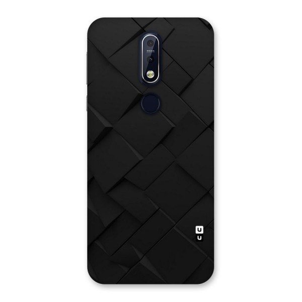 Black Elegant Design Back Case for Nokia 7.1