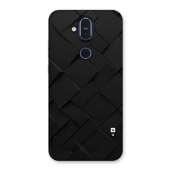 Black Elegant Design Back Case for Nokia 8.1