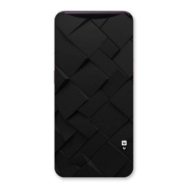 Black Elegant Design Back Case for Oppo Find X