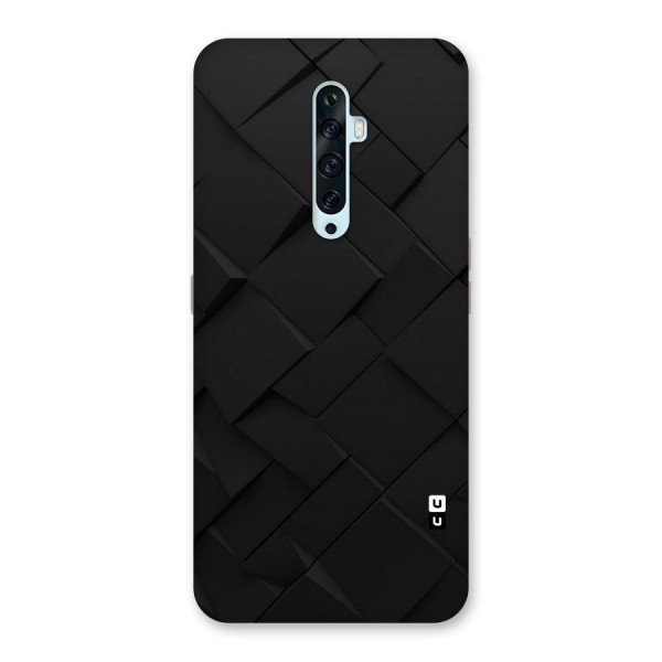 Black Elegant Design Back Case for Oppo Reno2 F