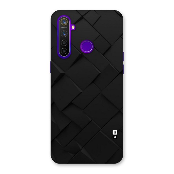 Black Elegant Design Back Case for Realme 5 Pro
