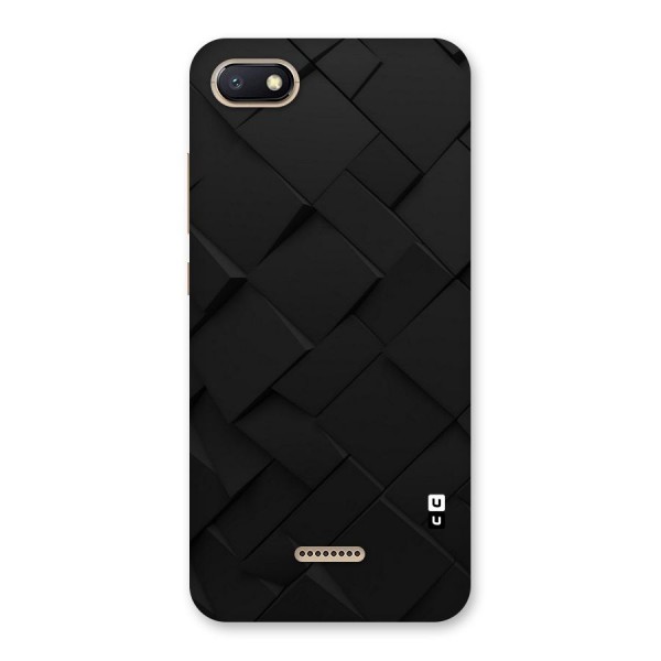 Black Elegant Design Back Case for Redmi 6A