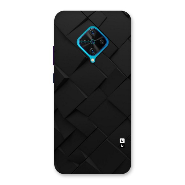 Black Elegant Design Back Case for Vivo S1 Pro