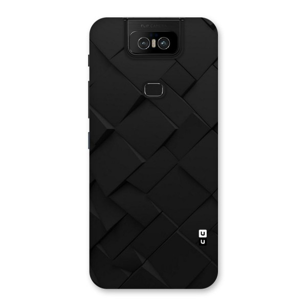 Black Elegant Design Back Case for Zenfone 6z