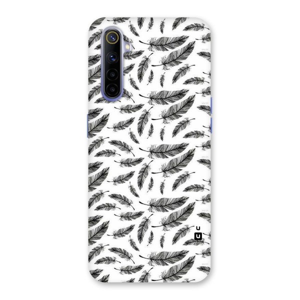 Black Feather Back Case for Realme 6