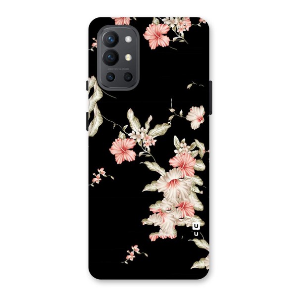 Black Floral Back Case for OnePlus 9R