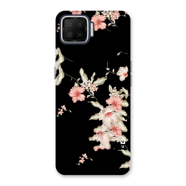 Black Floral Back Case for Oppo F17