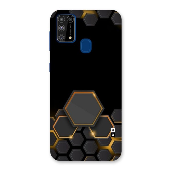 Black Gold Hexa Back Case for Galaxy F41