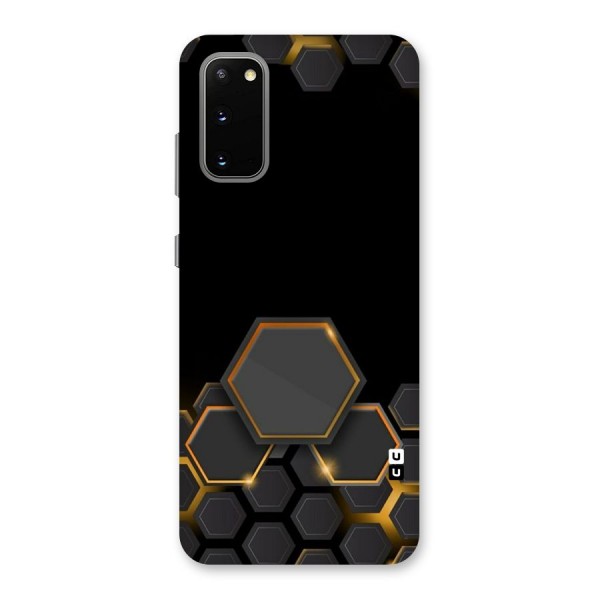 Black Gold Hexa Back Case for Galaxy S20