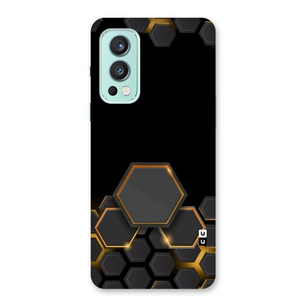 Black Gold Hexa Back Case for OnePlus Nord 2 5G