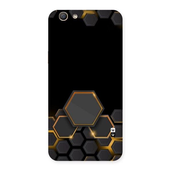 Black Gold Hexa Back Case for Oppo A59