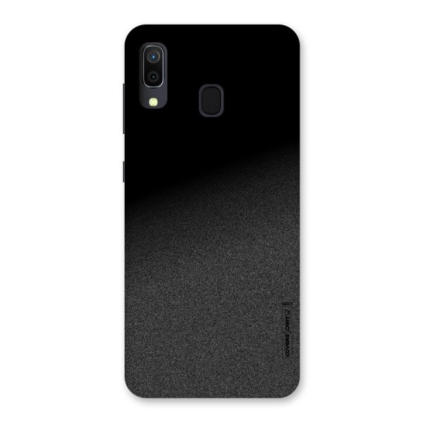 Black Grey Noise Fusion Back Case for Galaxy A20