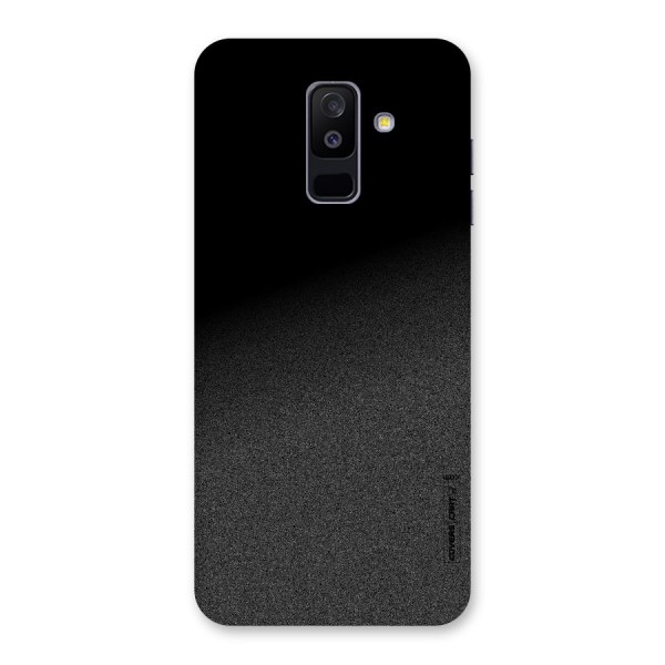 Black Grey Noise Fusion Back Case for Galaxy A6 Plus