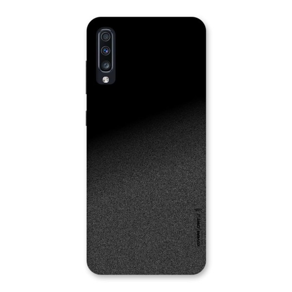 Black Grey Noise Fusion Back Case for Galaxy A70
