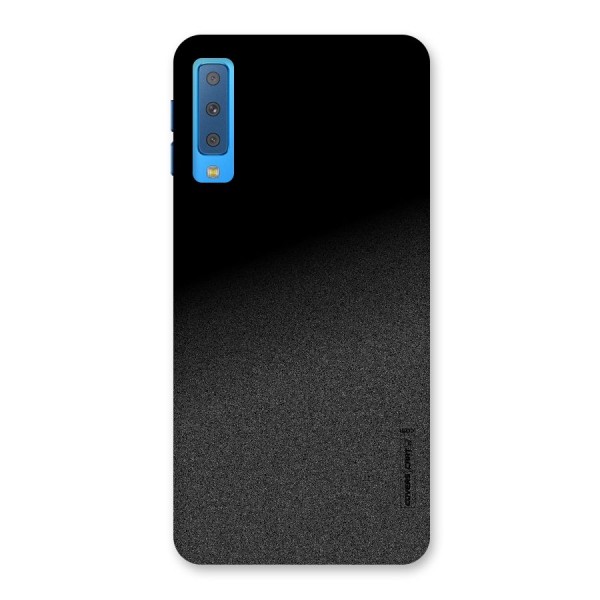 Black Grey Noise Fusion Back Case for Galaxy A7 (2018)