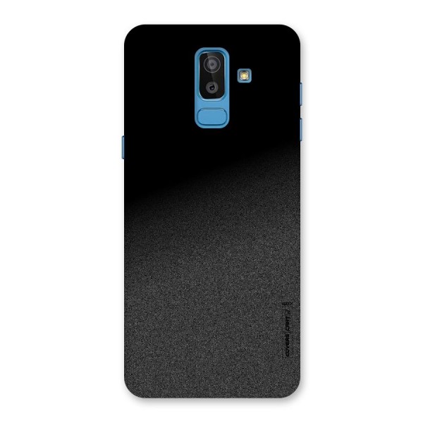 Black Grey Noise Fusion Back Case for Galaxy J8
