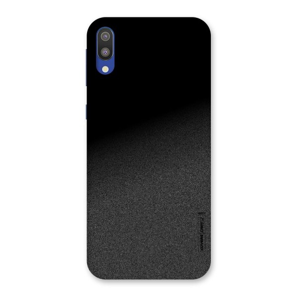 Black Grey Noise Fusion Back Case for Galaxy M10