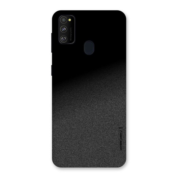Black Grey Noise Fusion Back Case for Galaxy M21