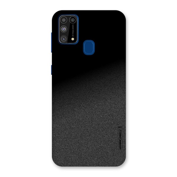 Black Grey Noise Fusion Back Case for Galaxy M31