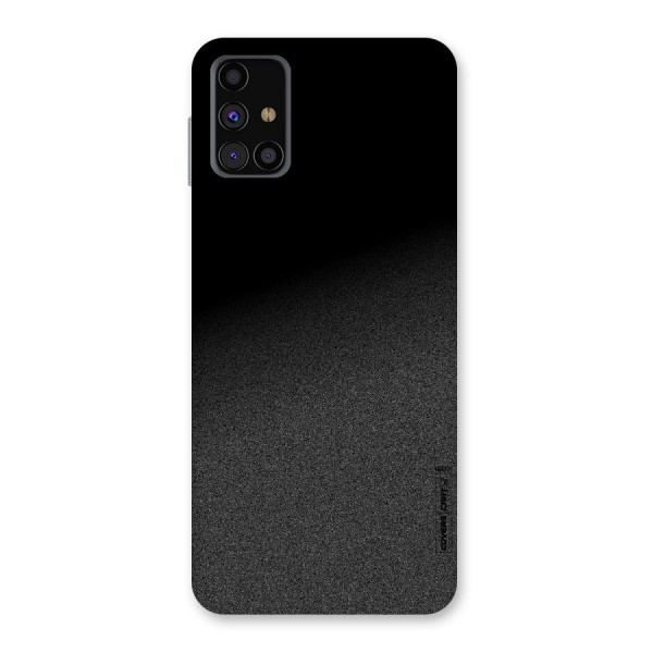 Black Grey Noise Fusion Back Case for Galaxy M31s