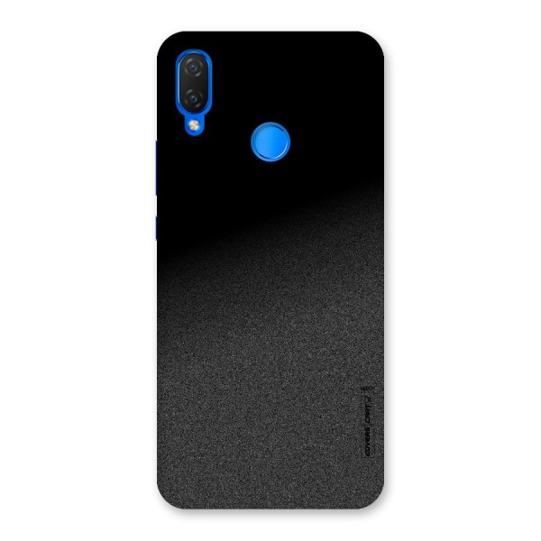 Black Grey Noise Fusion Back Case for Huawei P Smart+