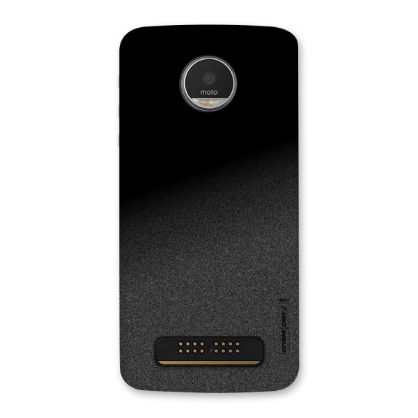 Black Grey Noise Fusion Back Case for Moto Z Play