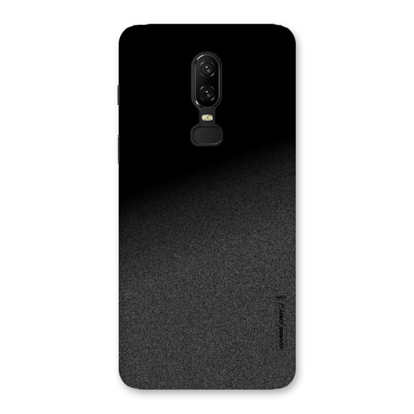 Black Grey Noise Fusion Back Case for OnePlus 6