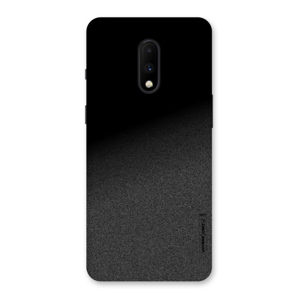 Black Grey Noise Fusion Back Case for OnePlus 7