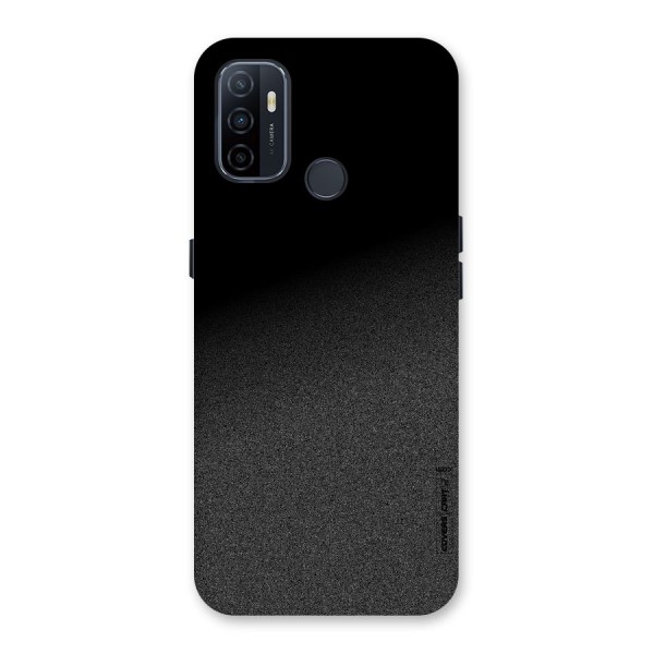 Black Grey Noise Fusion Back Case for Oppo A53