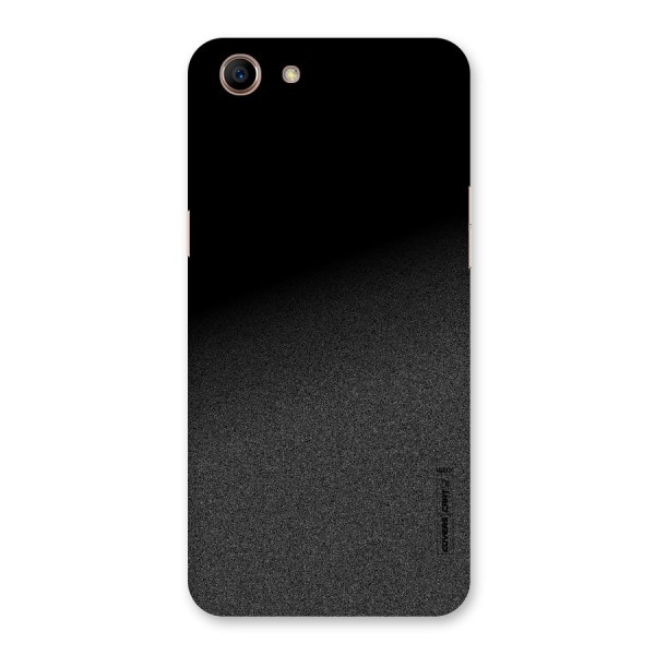 Black Grey Noise Fusion Back Case for Oppo A83 (2018)