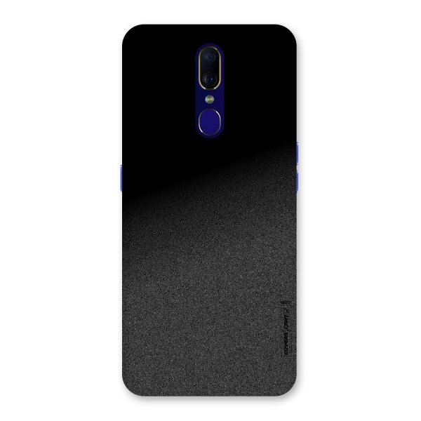 Black Grey Noise Fusion Back Case for Oppo F11
