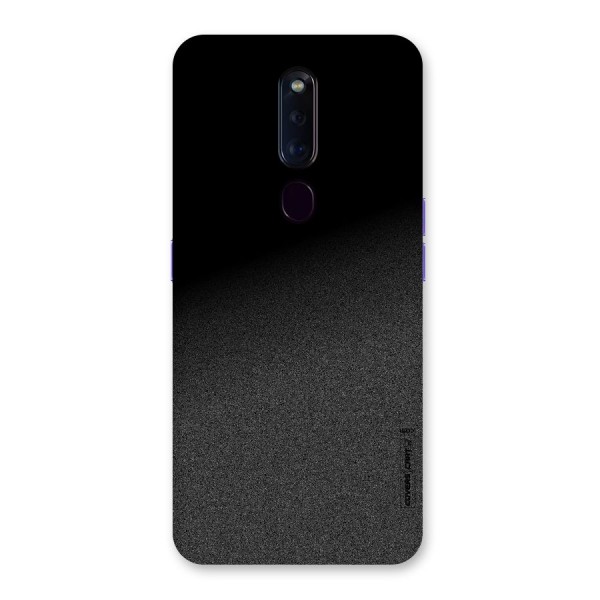 Black Grey Noise Fusion Back Case for Oppo F11 Pro