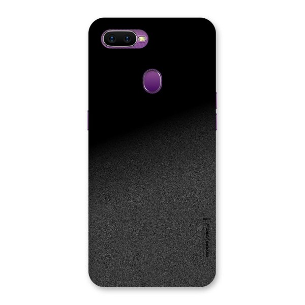 Black Grey Noise Fusion Back Case for Oppo F9