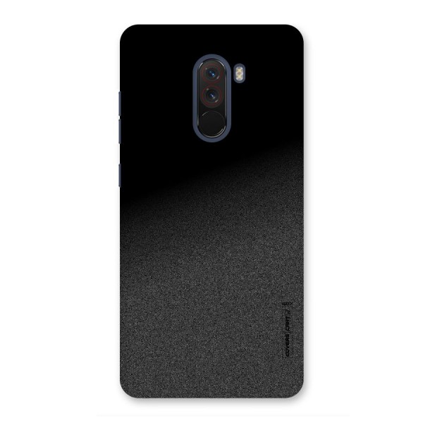 Black Grey Noise Fusion Back Case for Poco F1