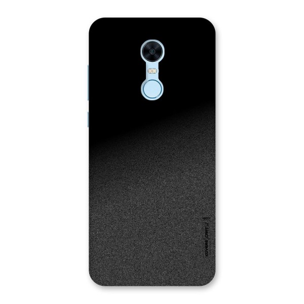 Black Grey Noise Fusion Back Case for Redmi Note 5
