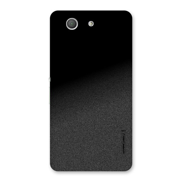 Black Grey Noise Fusion Back Case for Xperia Z3 Compact