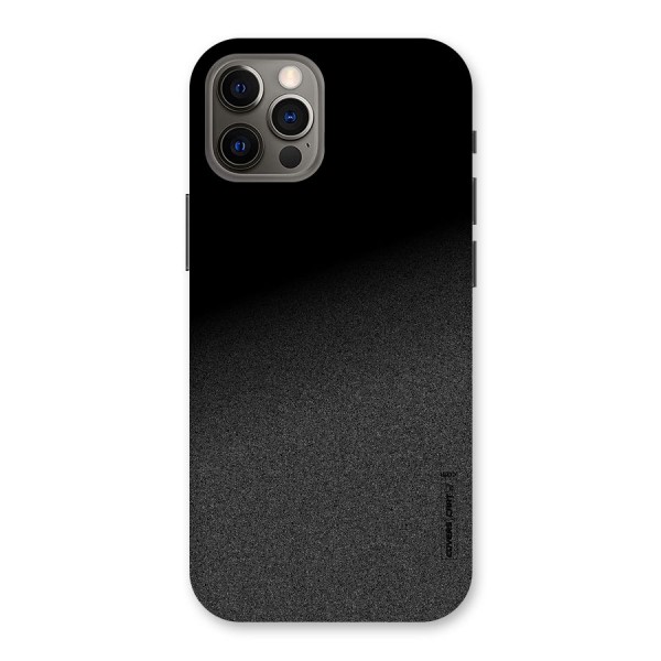 Black Grey Noise Fusion Back Case for iPhone 12 Pro