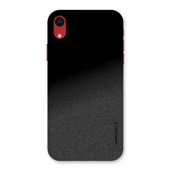 Black Grey Noise Fusion Back Case for iPhone XR